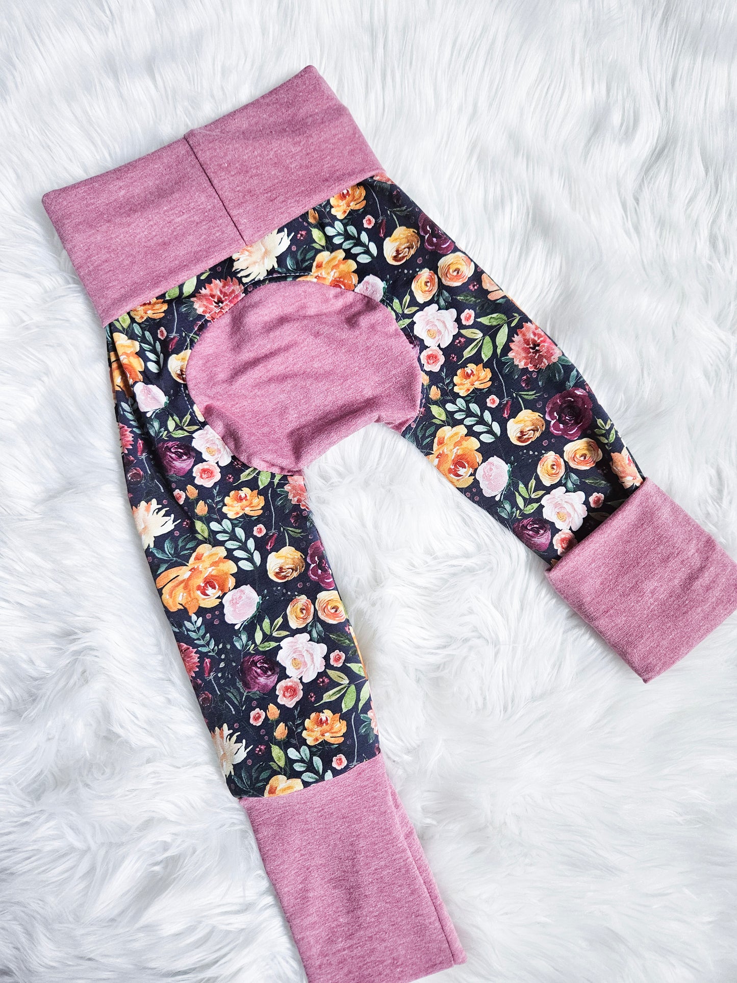 Fall Floral Grow With Me Pants