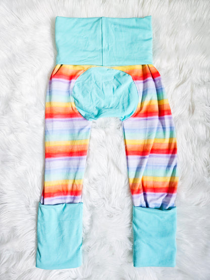 Rainbow Grow With Me Pants