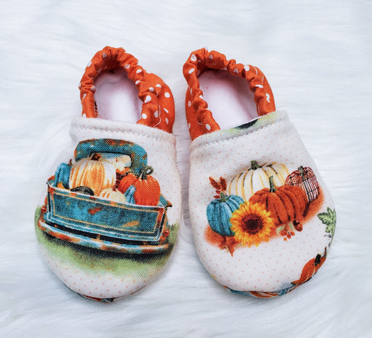 3-6 Month Moc Pumpkin Truck